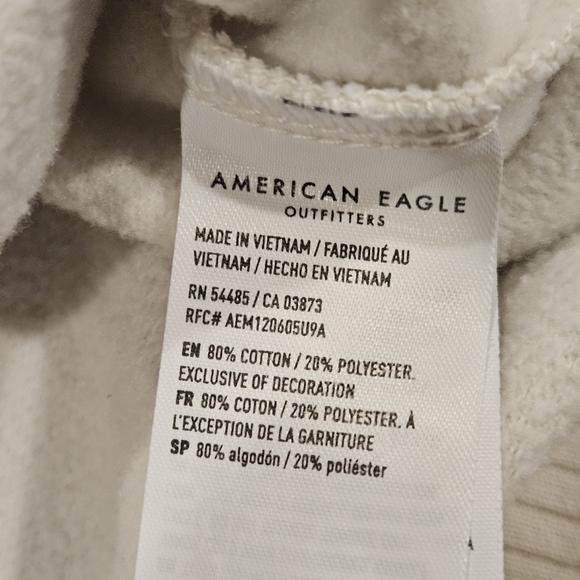 AE SZ M American Eagle Casual Funday Graphic Raglan Sleeve Crew Neck Sweatshirt - Picture 6 of 10